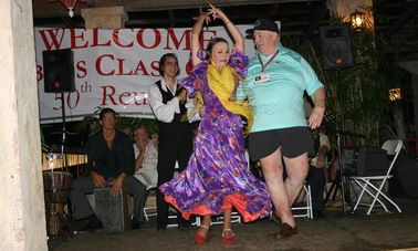 John dances