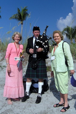 Beth, the piper & Charlotte