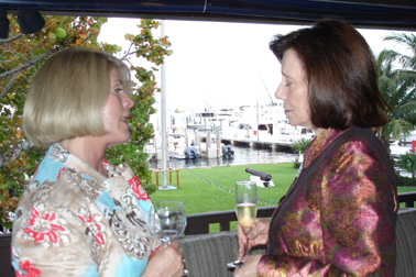 Koni Findlay and Nancy Lomax Leslie