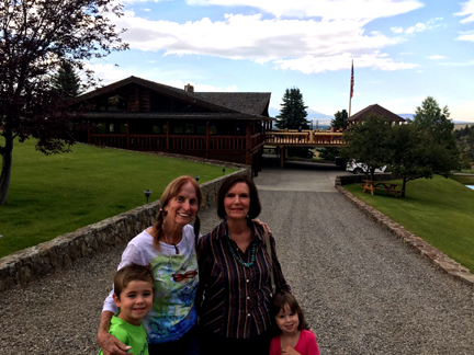 Kathy & grandkids